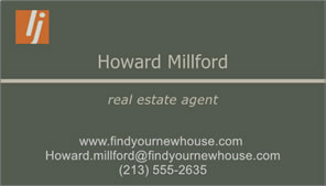 Example of business card