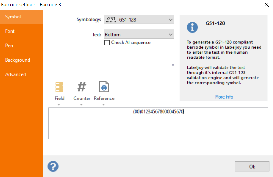 Comment Générer Des Codes Barres Gs1 128 Tutoriel Labeljoy