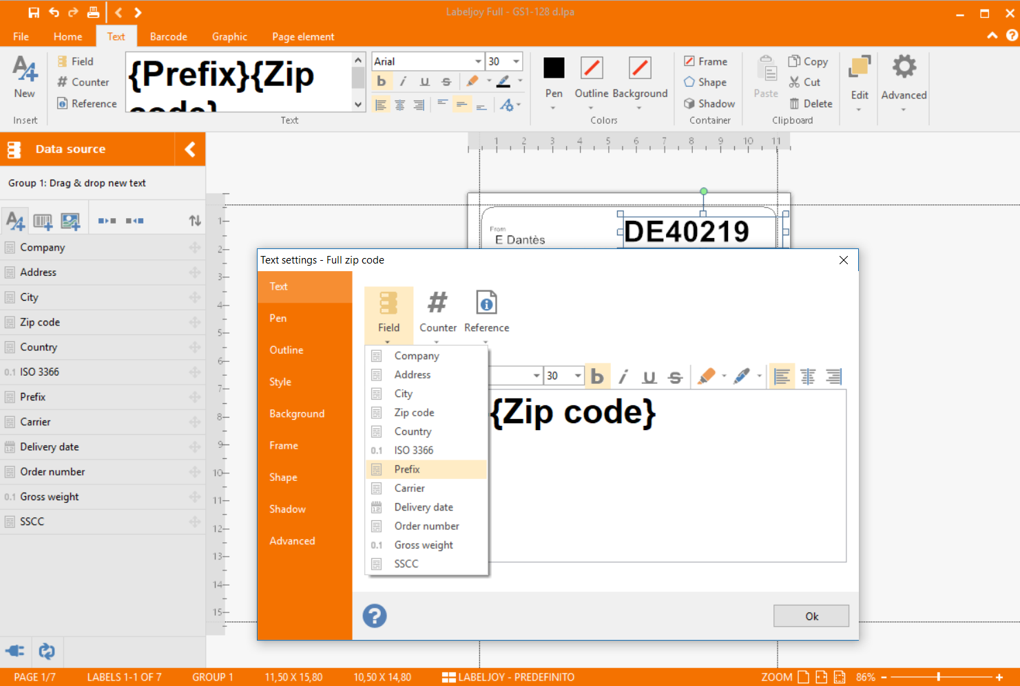 How To Generating Gs1 128 Barcodes Supply Chain Tutorial