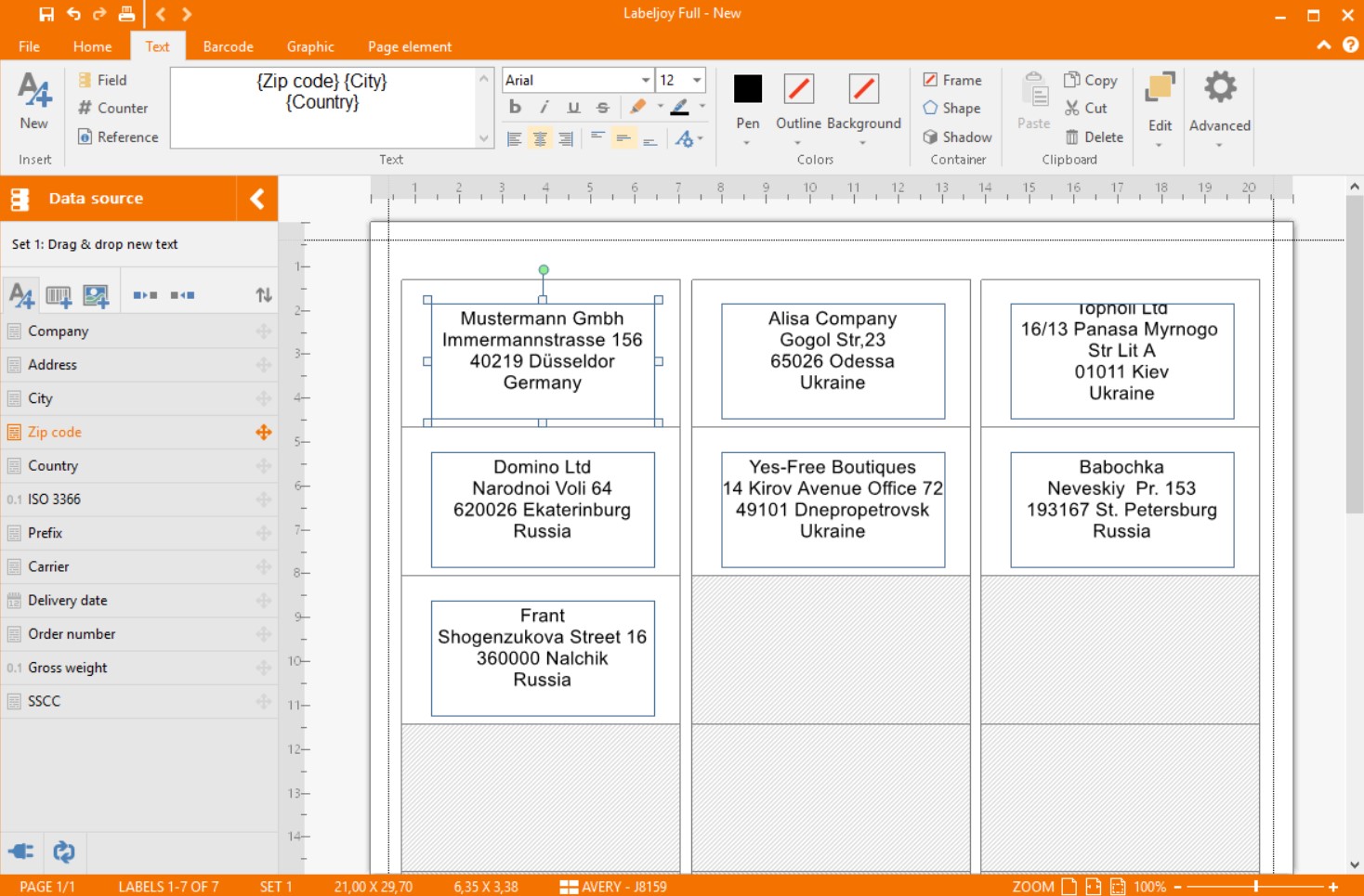 Cómo imprimir etiquetas desde Excel Labeljoy