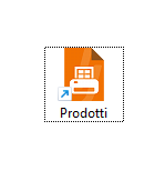 Collegamento di stampa sul desktop