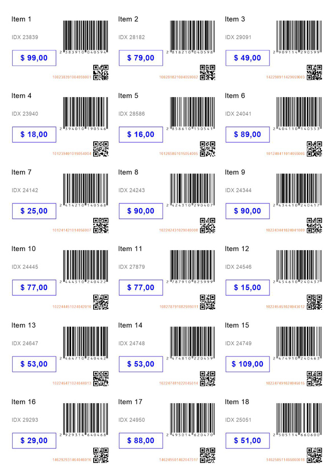 étiquettes De Codes Barres Logiciel Générateur De Codes