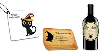 Halloween labels