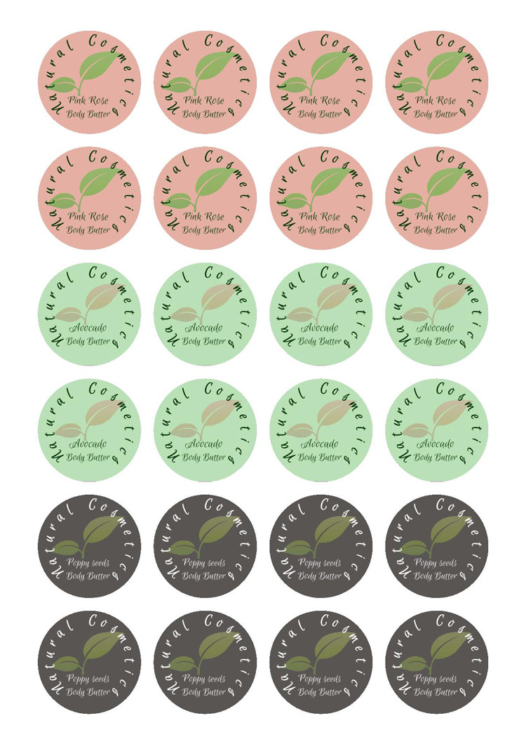 Round Labels And Circular Labels Template