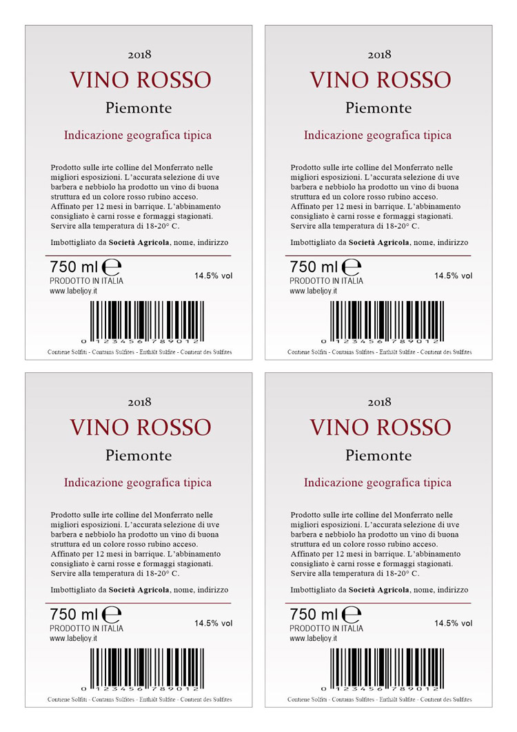 Plantilla de Etiquetas de Vino | Descargar gratis