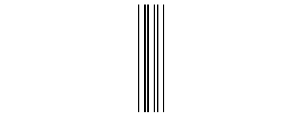FIM B: bar space bar bar space bar bar space bar.