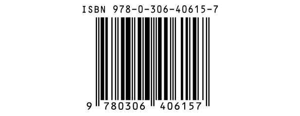 An ISBN barcode: the line ISBN 978-0-306-40615-7 above the bars and the 13 digits under them.