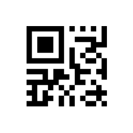 A Micro QR, with a single corner square, holding LJX-0042.