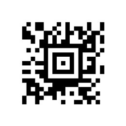 Un barcode Aztec, un quadrato con un bersaglio al centro, che contiene Labeljoy carta d'imbarco 2026.