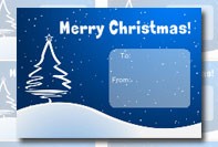 tag voor kerst cadeau