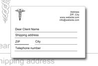 Medical address label