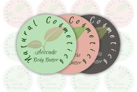 Etiquetas circulares para casamentos
