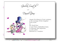 Simple modèle d'invitation de mariage
