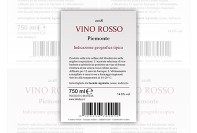 etiqueta do vinho