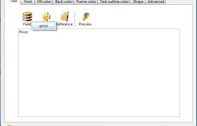 Compose text data into field