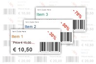 EAN barcode label template