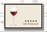 Restaurante cartão de visita