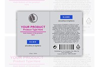 Etiqueta personalizada cosmética