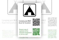 Camping labels