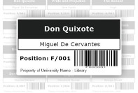 Bibliotheks-Etiketten