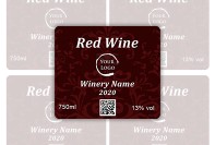 Etiquetas de vino personalizada