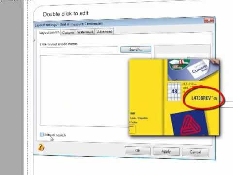 Labeljoy manages and chooses layout