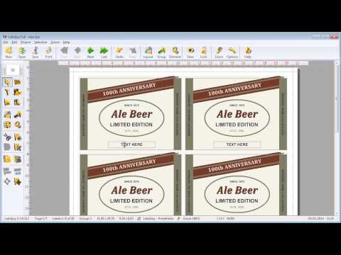 How to enter references on the labels