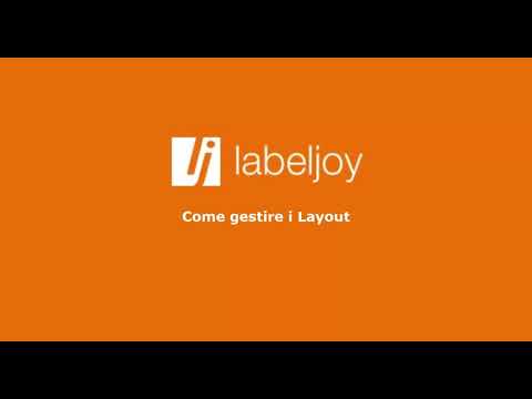 Labeljoy 6 - Come gestire e selezionare i layout