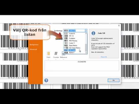 Labeljoy 6 - Generera streckkod och QR-kod