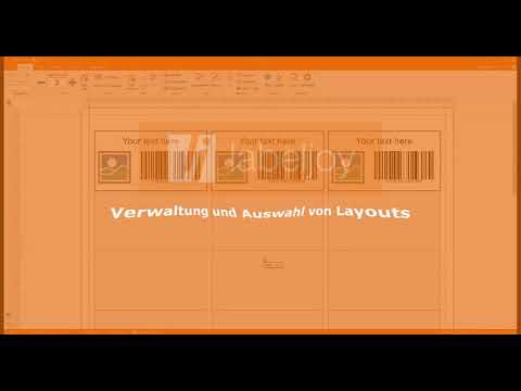 Labeljoy 6 - Verwaltung und Auswahl von Layouts