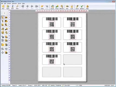 Crea barcode e QR code