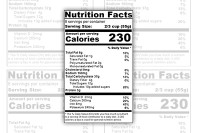 Best Nutrition Facts Label Maker With Free Food Label Template Vertical display including some voluntary nutrients 21 cfr 101.9(d)(12). best nutrition facts label maker with