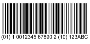 Example of a GS1-128 Barcode