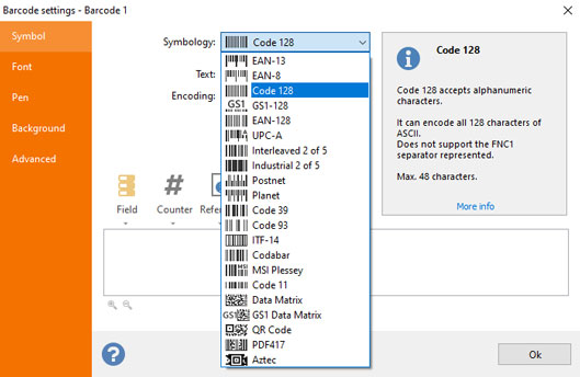 Labeljoy barcode software