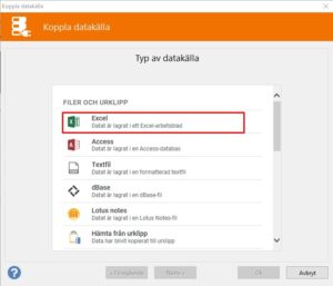 Skapa streckkoder från Excel
