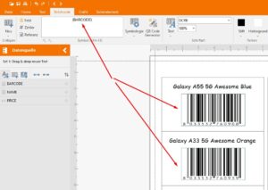 Barcodes aus Excel erstellen