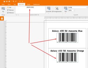 Skapa streckkoder från Excel
