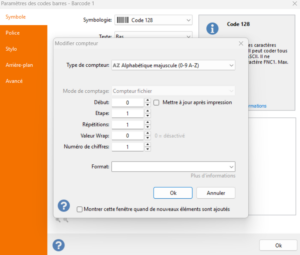 2) Choisissez un compteur alphabétique majuscule - Imgur